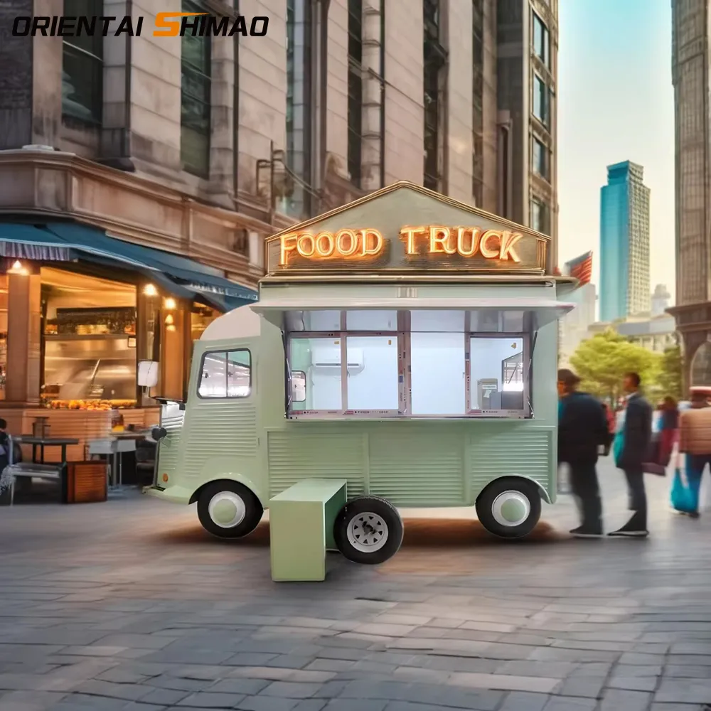 Frisk debut: lysegrønn pizza food truck leder ny mobil cateringtrend