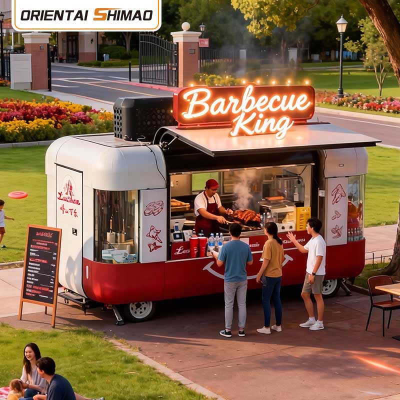 Dessertvogn Mobil Kjøkken Gatematvogn Catering Mathenger Sweet Concept Food Truck