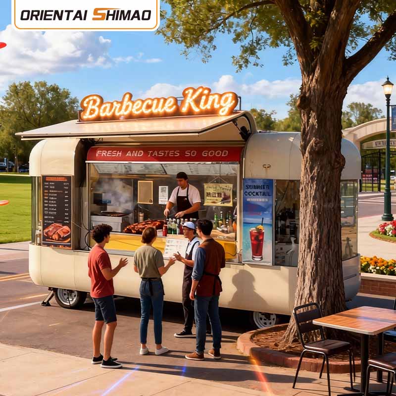 Pølsevogn Pølsebod Hurtigmatbod Catering Street Food Trailer Kommersiell matbil